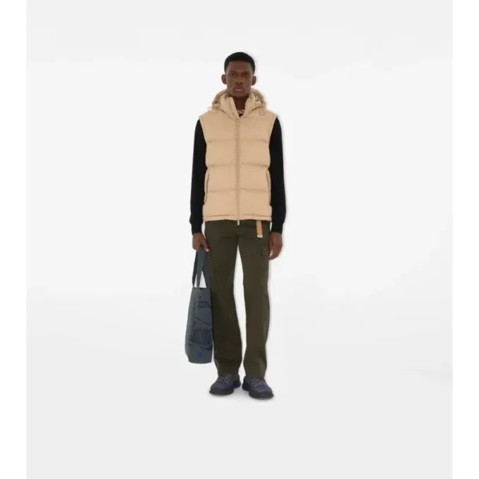 Abnehmbare Steppjacke mit Ärmeln