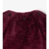 Abnehmbarer Schal Lammfelljacke