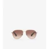 Aviator-Sonnenbrille mit Metallrahmen 