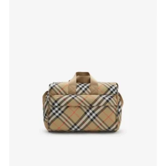 Baby-Wickeltasche mit Karomuster