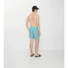 Badehose mit Farbverlauf im Karomuster