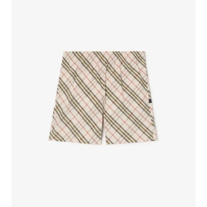 Badehose mit Karomuster