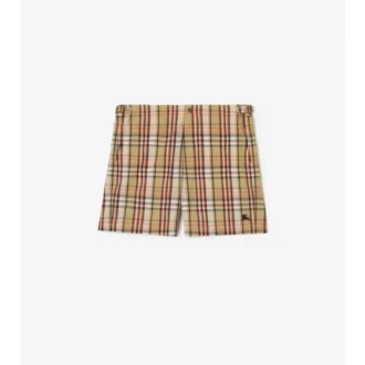 Badehose mit Karomuster