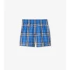 Badehose mit Karomuster
