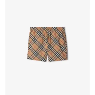 Badehose mit Karomuster