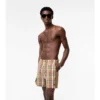 Badehose mit Karomuster