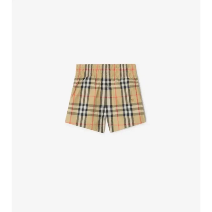 Badehose mit Karomuster