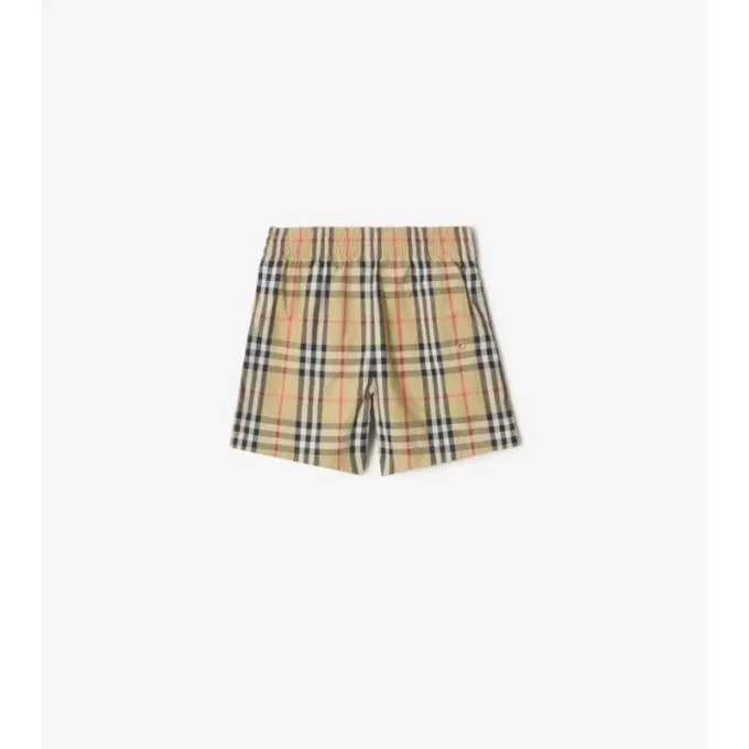Badehose mit Karomuster