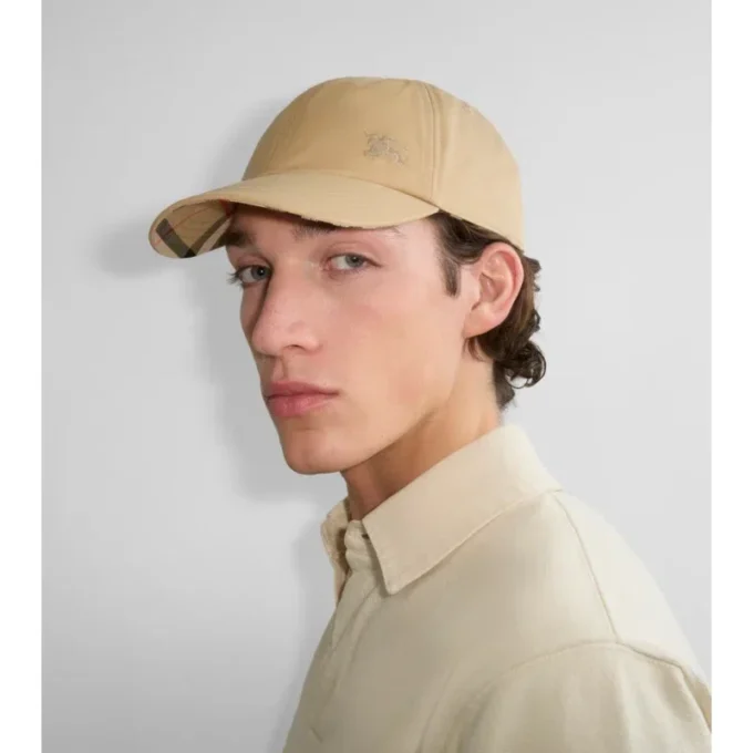 Baseballkappe aus Gabardine