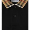 Baumwoll-Poloshirt mit Karokragen