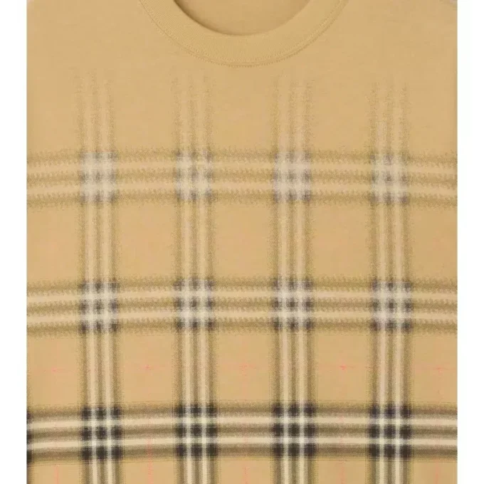 Baumwoll-T-Shirt mit Farbverlauf