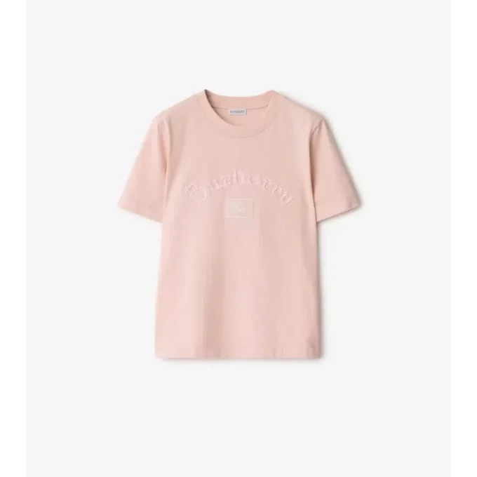 Baumwoll-T-Shirt mit Gothic-Logo