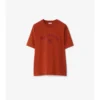 Baumwoll-T-Shirt mit Gothic-Logo