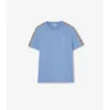 Baumwoll-T-Shirt mit Karomuster