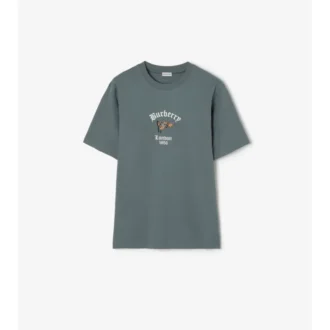 Baumwoll-T-Shirt mit Karomuster