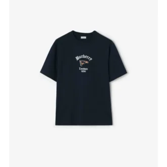 Baumwoll-T-Shirt mit Karomuster