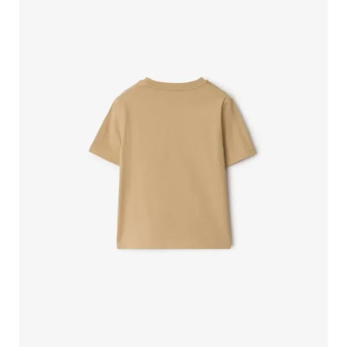 Baumwoll-T-Shirt mit Karomuster