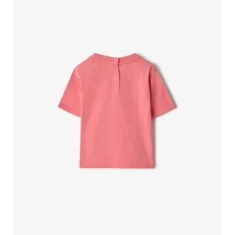 Baumwoll-T-Shirt mit Karomuster