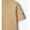 Baumwoll-T-Shirt mit Karomuster