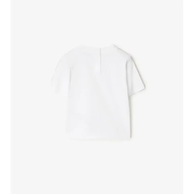 Baumwoll-T-Shirt mit Karomuster
