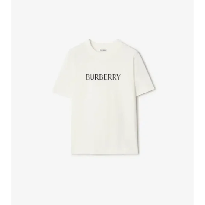 Baumwoll-T-Shirt mit Logo