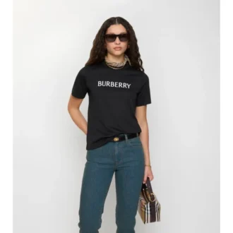 Baumwoll-T-Shirt mit Logo
