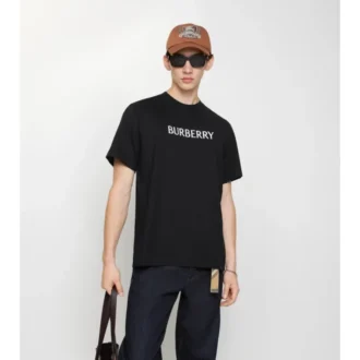 Baumwoll-T-Shirt mit Logo