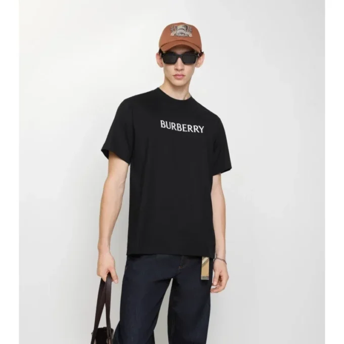 Baumwoll-T-Shirt mit Logo