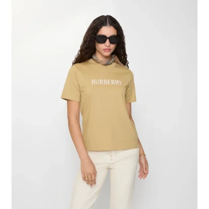 Baumwoll-T-Shirt mit Logo