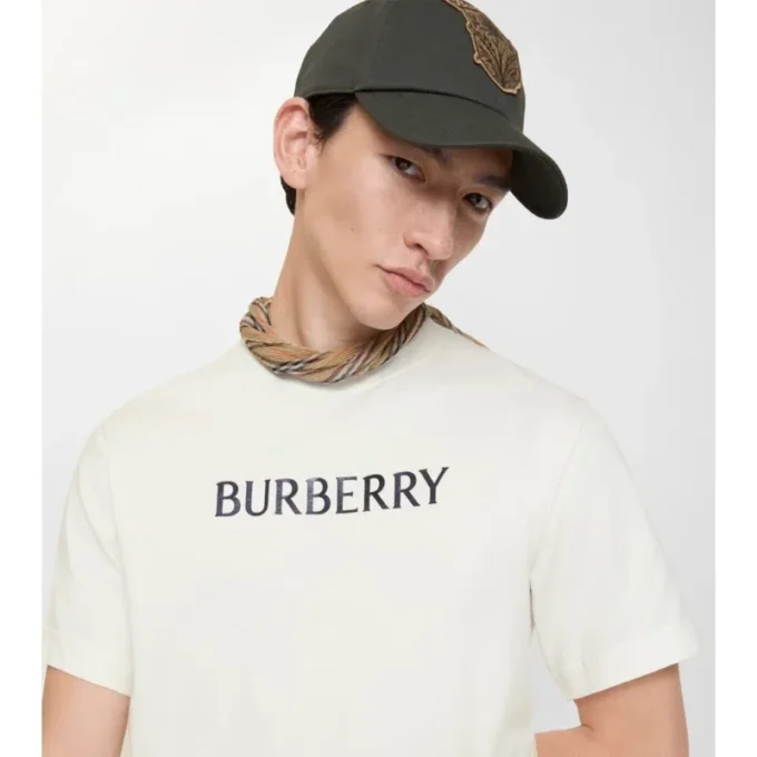Baumwoll-T-Shirt mit Logo