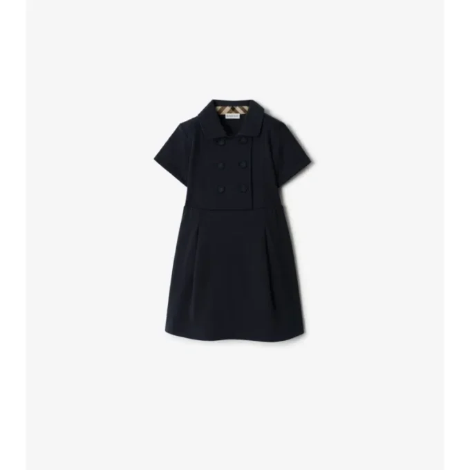 Baumwoll-Trench-Kleid