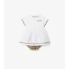 Baumwollkleid mit Karomuster und Bloomers