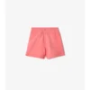 Baumwollshorts mit Karobordüre