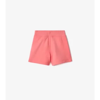 Baumwollshorts mit Karobordüre
