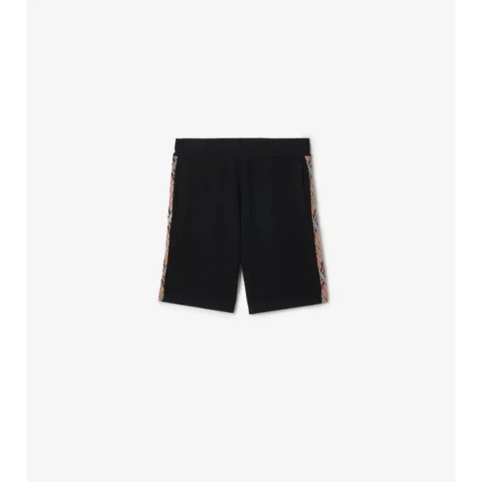 Baumwollshorts mit Karomuster