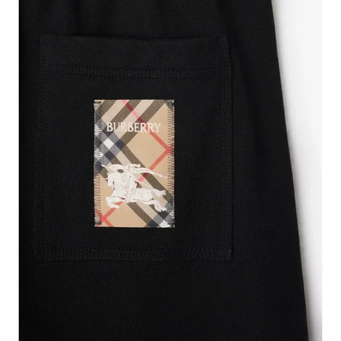 Baumwollshorts mit Karomuster