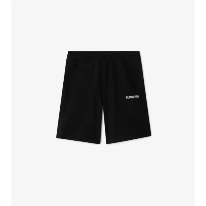 Baumwollshorts mit Logo