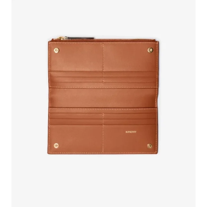 Bifold-Brieftasche mit großem Karomuster