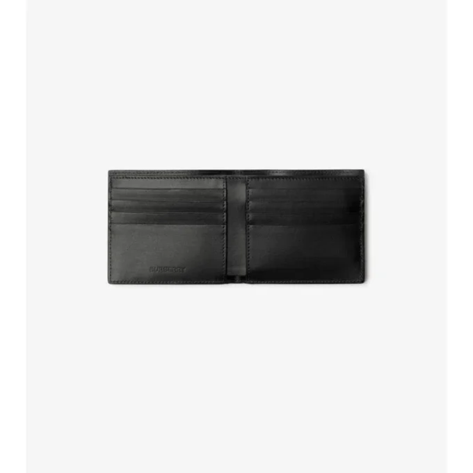 Bifold-Brieftasche mit Karomuster