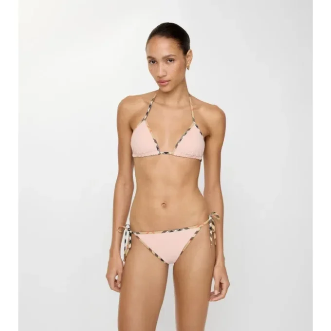 Bikini-Oberteil mit Karomuster