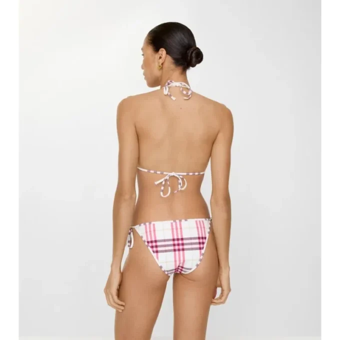Bikini-Oberteil mit Karomuster