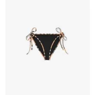 Bikini-Slip mit Karobordüre