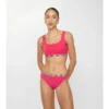 Bikini-Slip mit Karobordüre