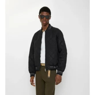 Bomberjacke „Rakewood“ mit Micro-Check-Stitch
