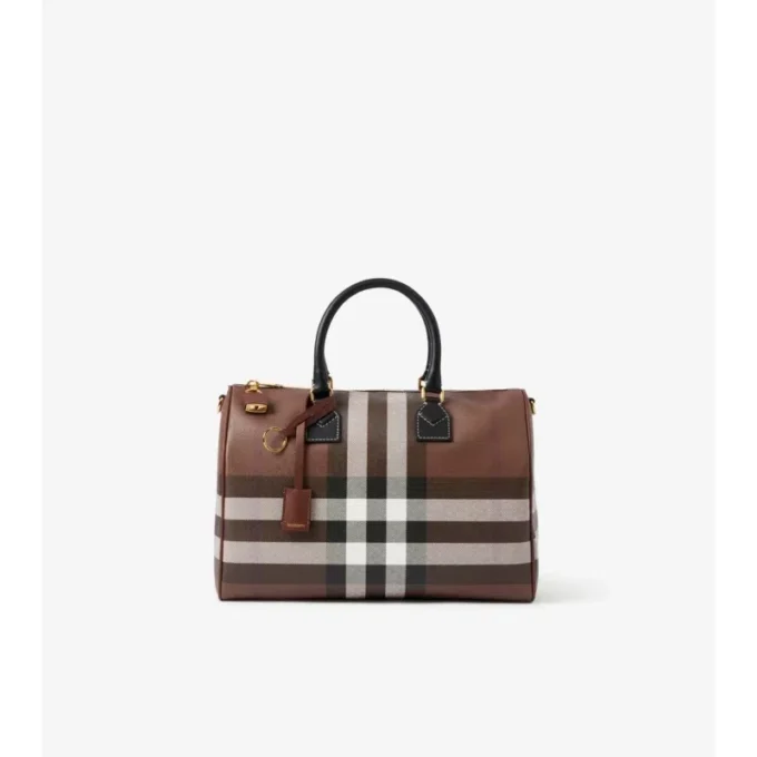 Bowlingtasche mit mittelgroßem Karomuster