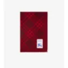 Breiter Karoschal aus Wolle und Seide