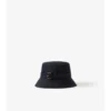Bucket Hat aus Baumwoll-Gabardine mit Gürtel