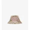 Bucket-Hut mit Raffia-Optik und Ritter-Stempel