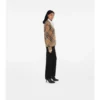 Cardigan aus Wolle-Mohair-Mischung mit Karomuster