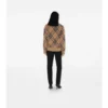 Cardigan aus Wolle-Mohair-Mischung mit Karomuster